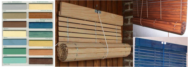 Persianas Alicantinas fabricadas en madera